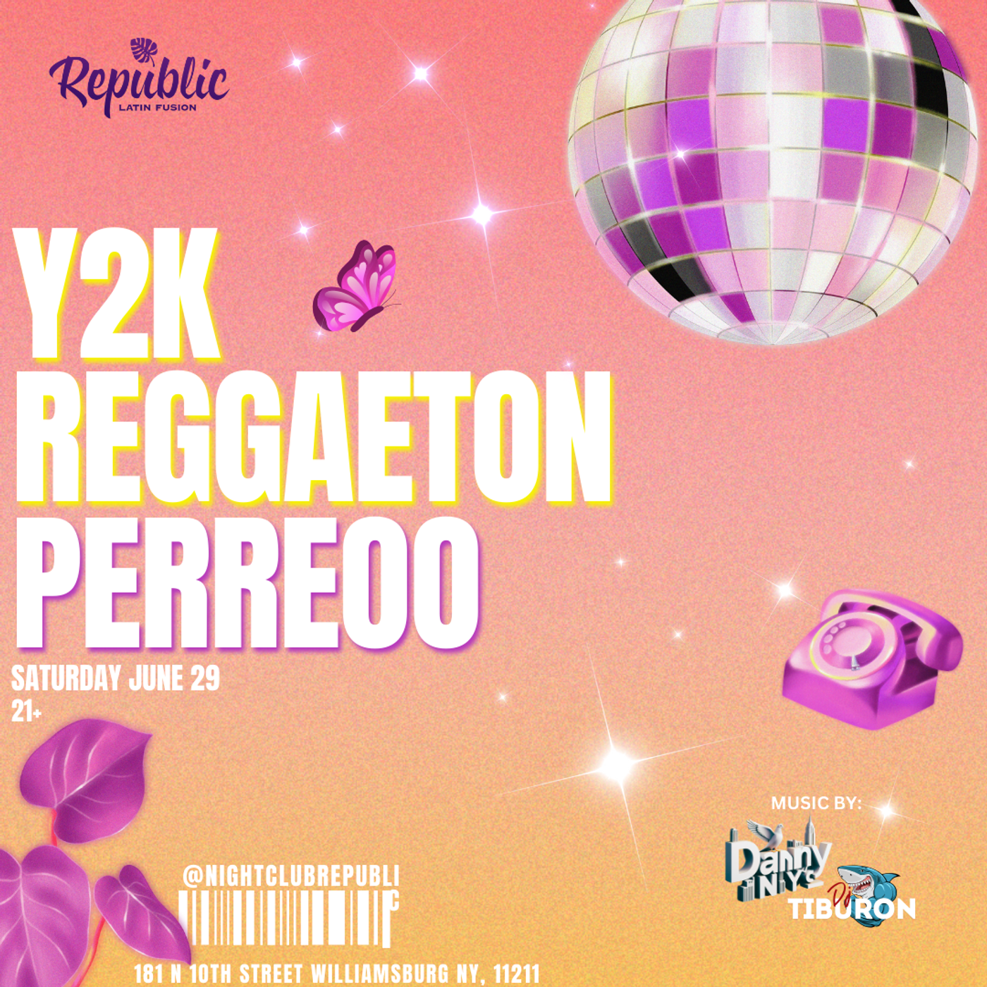 Y2K LATIN PARTY | REPUBLIC NIGHT flyer