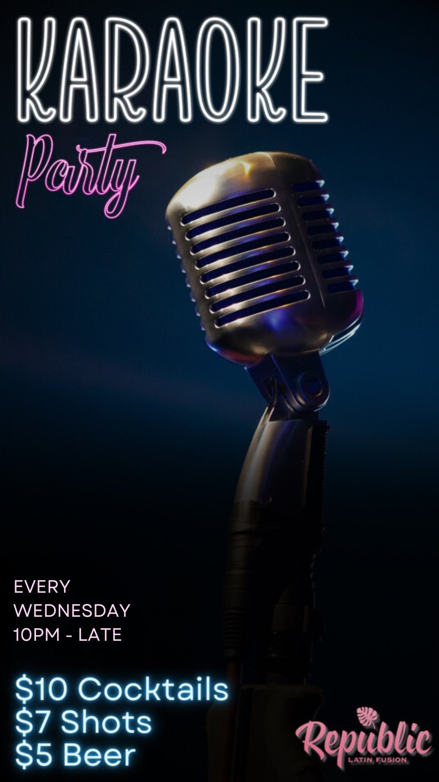 π€ Karaoke Night at Republic! π€ flyer