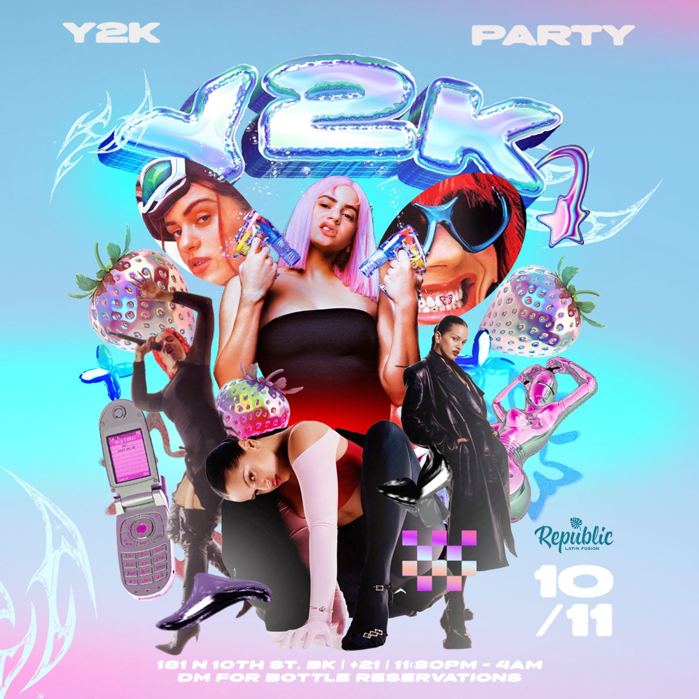 Y2K LATIN PARTY | REPUBLIC NIGHT flyer