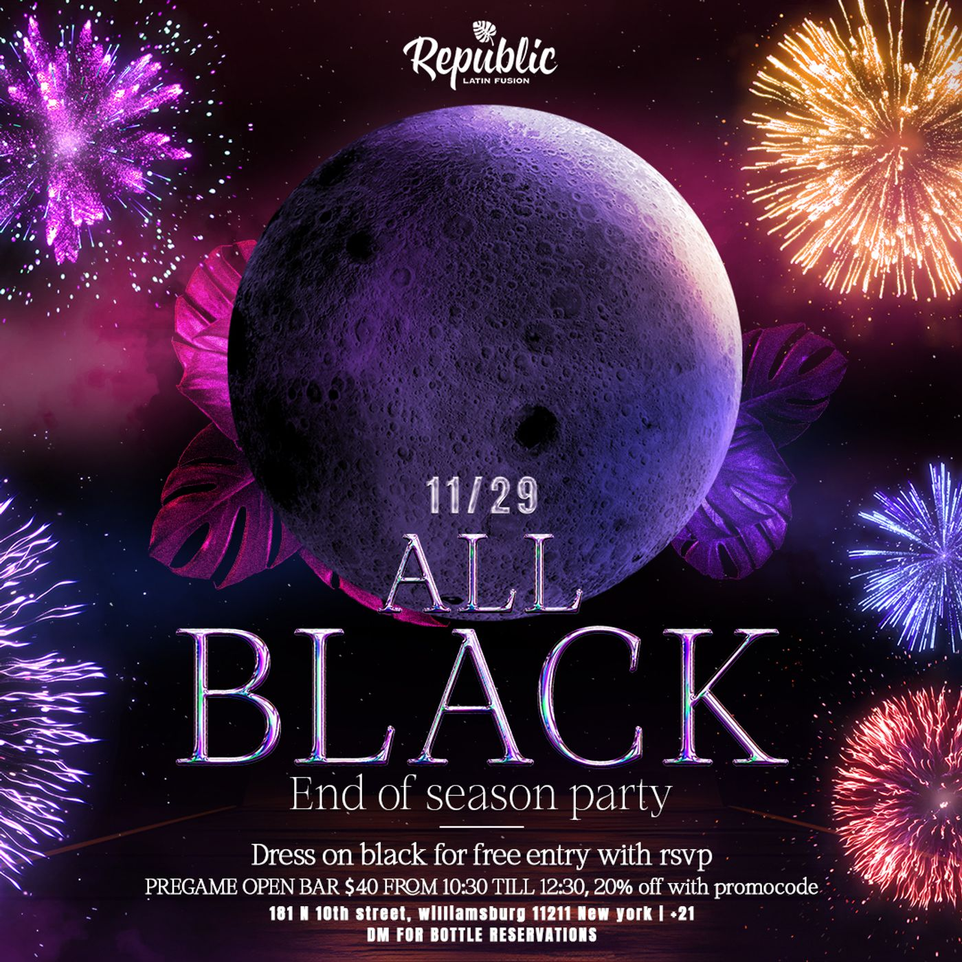 BLACK FRIDAY REGGAETON PARTY | FREE ENTRY w RSVP! flyer