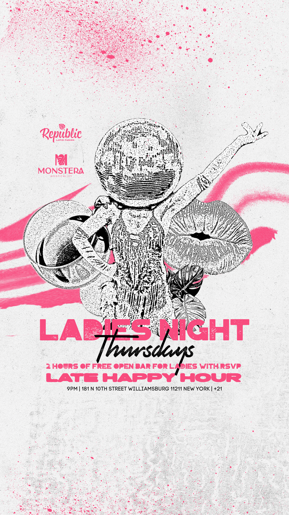 LADIES NIGHT - 2 HOURS OF FREE OPEN BAR flyer