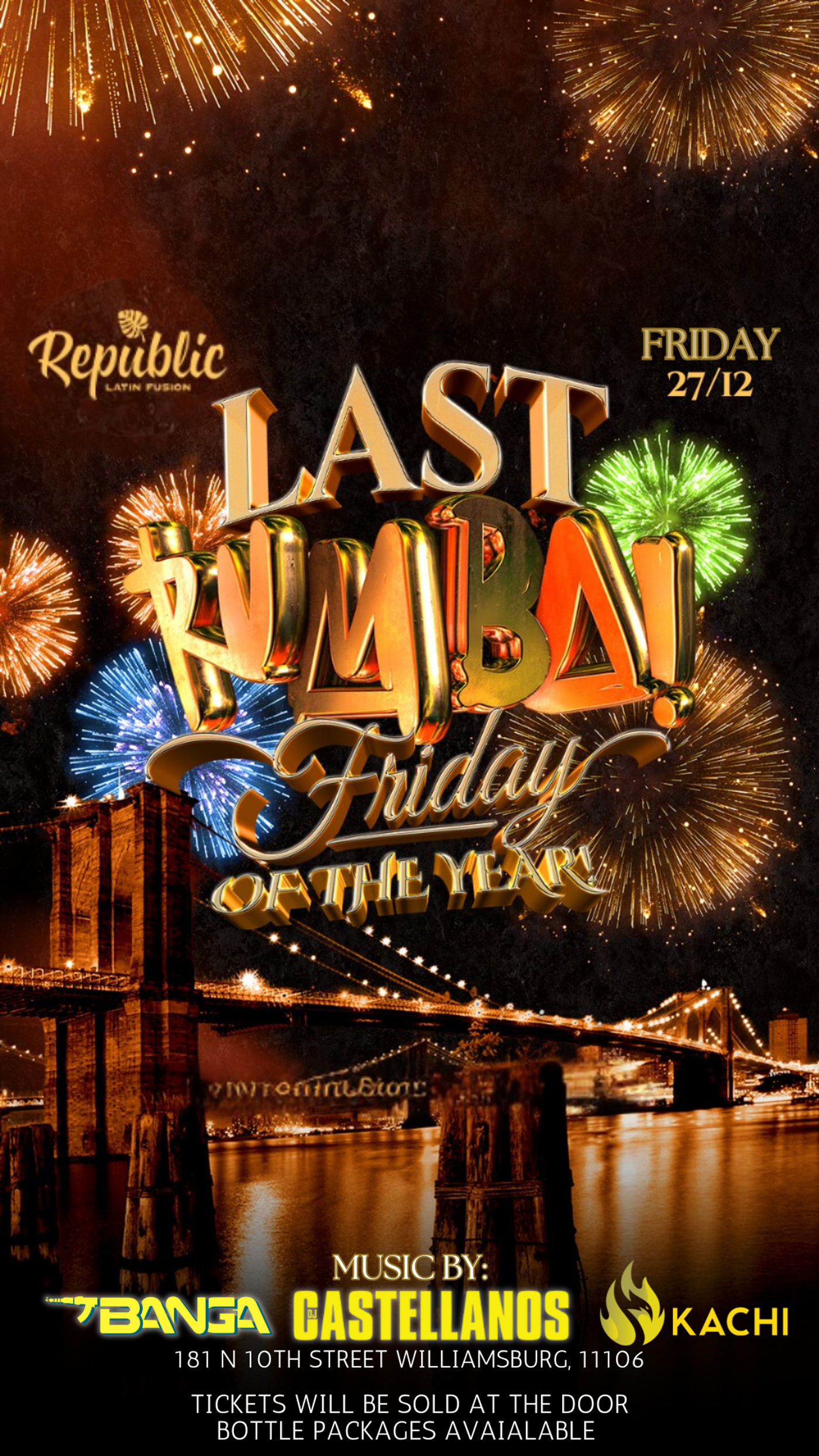LAST RUMBA! OF 2024 flyer