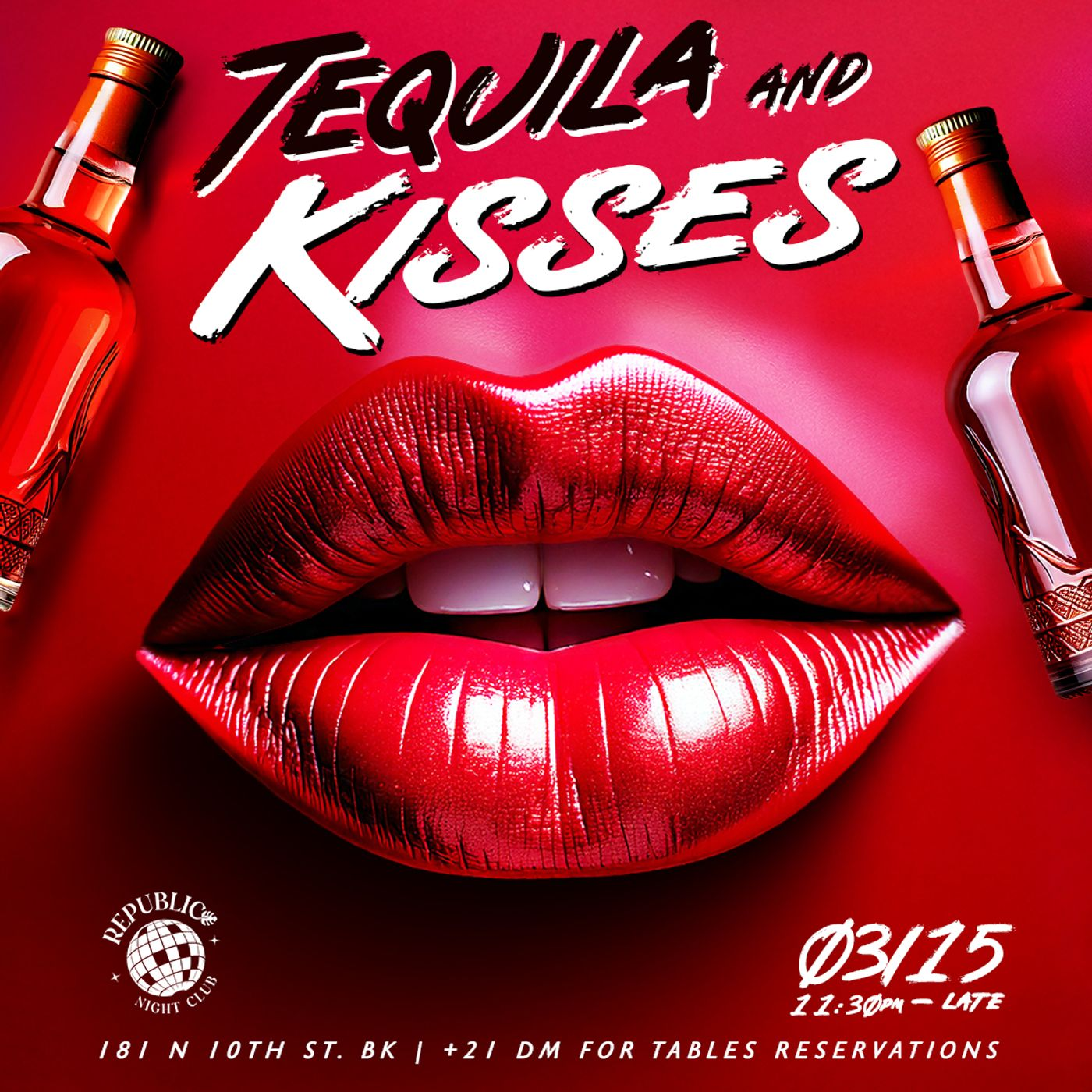 TEQUILA & KISSES | LATIN PARTY @REPUBLIC flyer