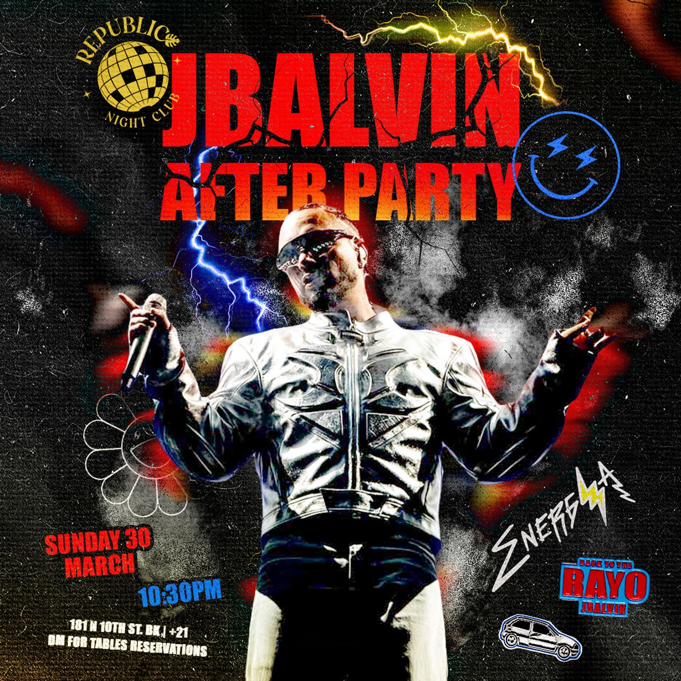J BALVIN AFTER PARTY flyer