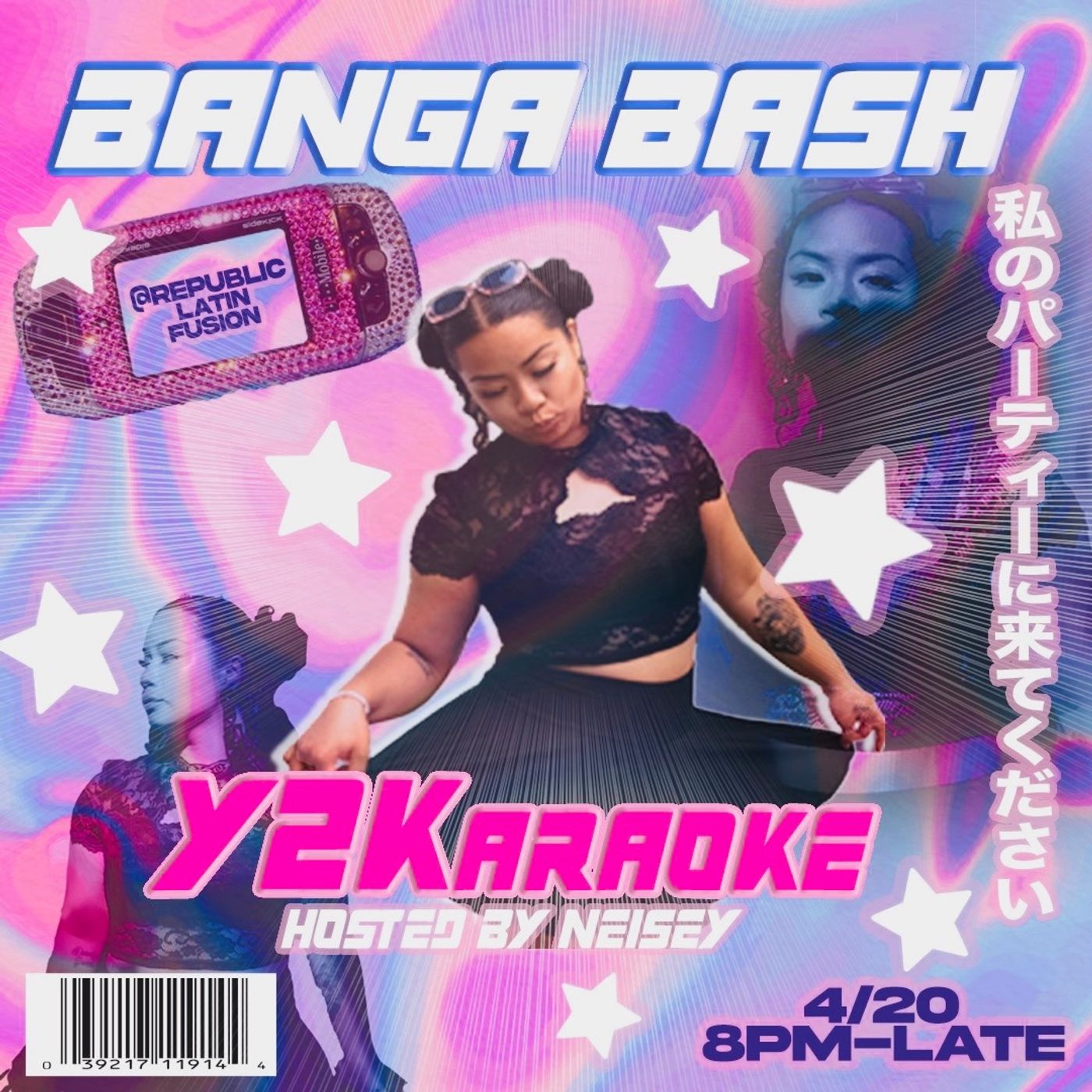 Banga Bash - Y2K KARAOKE flyer