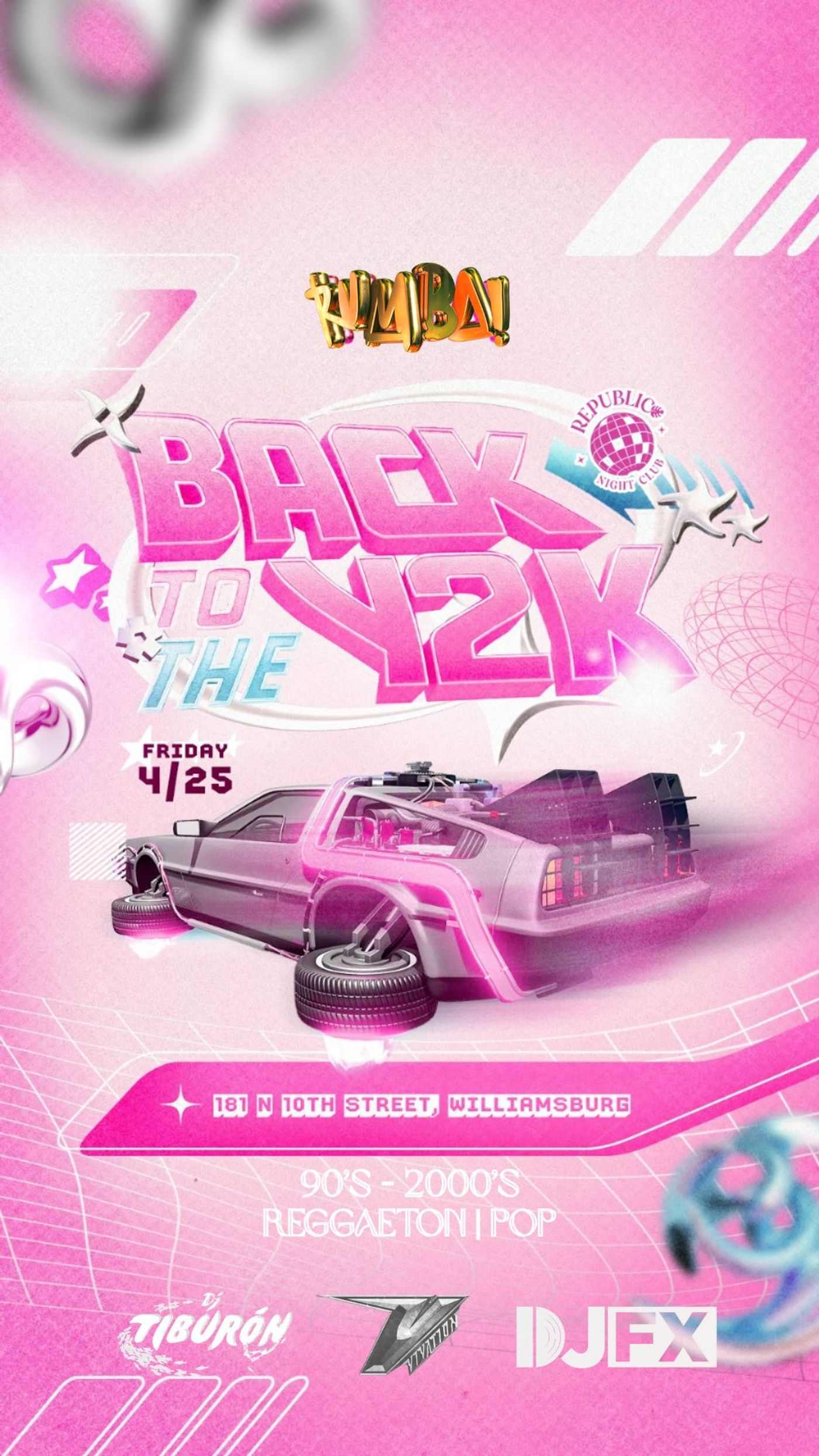 RUMBA! Y2K PERREO flyer