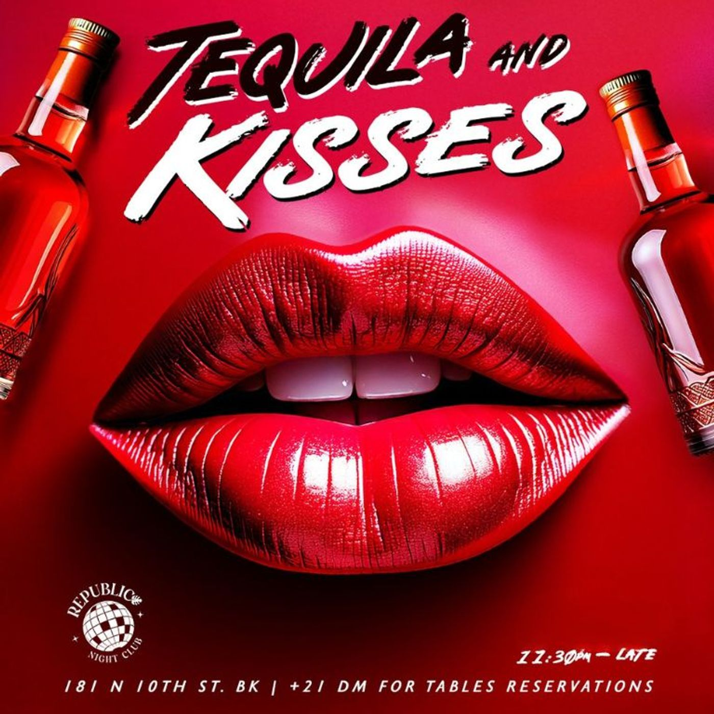 TEQUILA & KISSES REGGAETON PARTY flyer