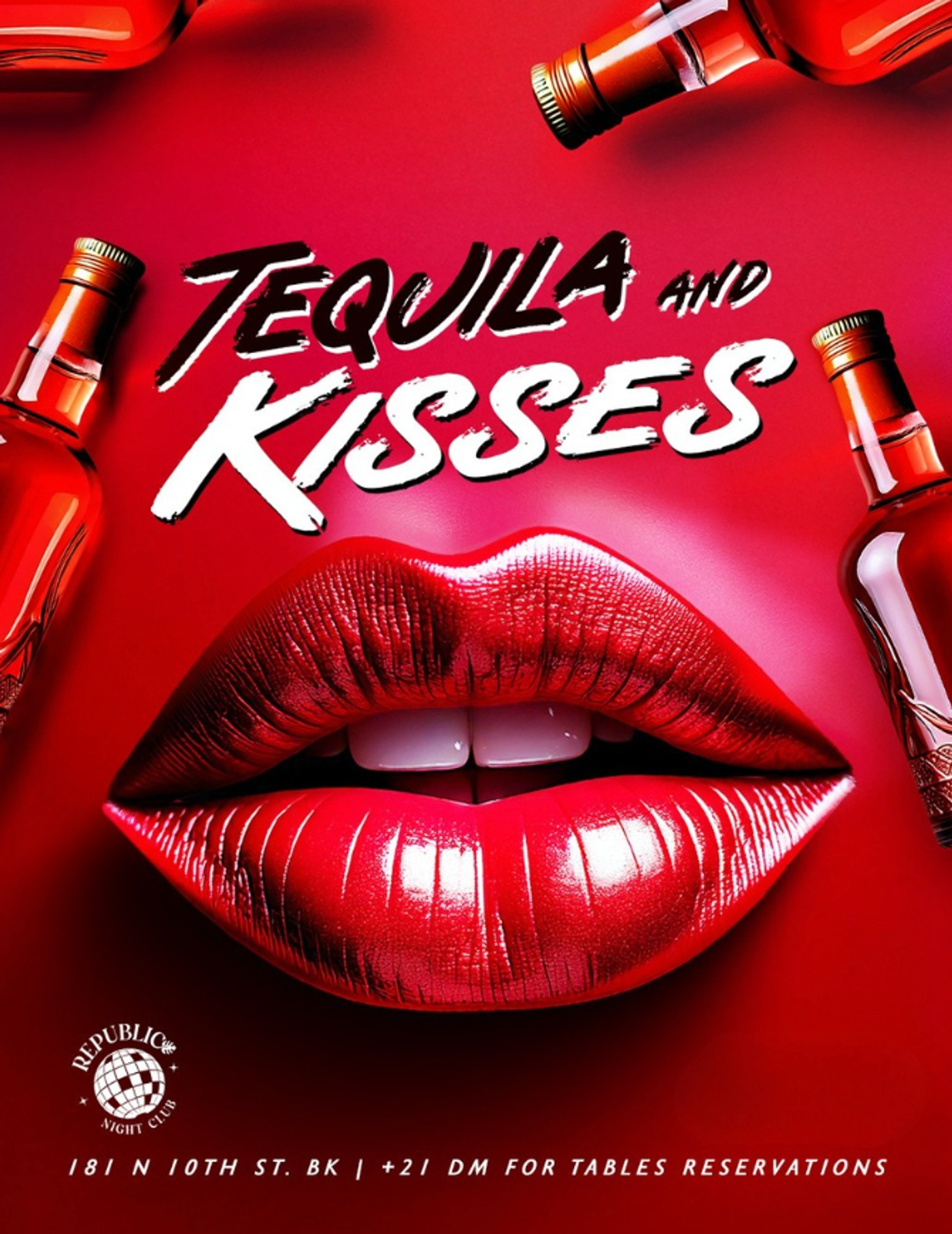 TEQUILA & KISSES REGGAETON PARTY flyer