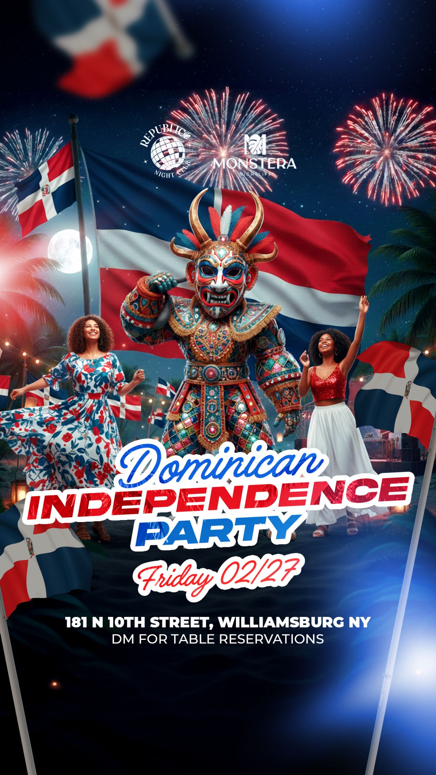 DOMINICAN INDEPENDENCE DAY: REGGAETON PARTY flyer