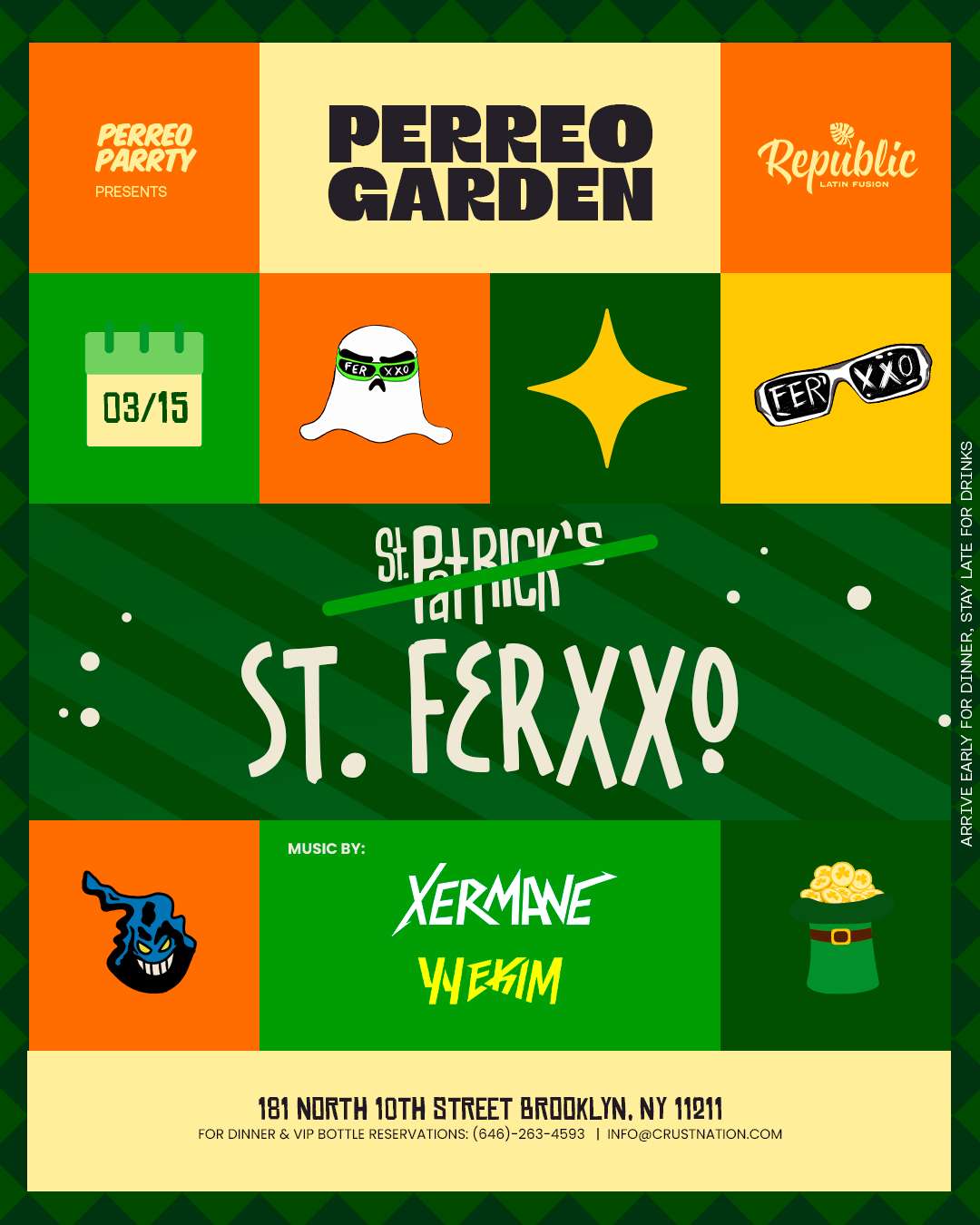 Perreo Garden: ST FERXXO -Latin & Reggaetón Party @ Republic (Feid Tribute) flyer