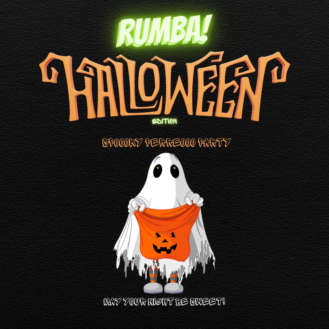 RUMBA HALLOWEEN edition flyer