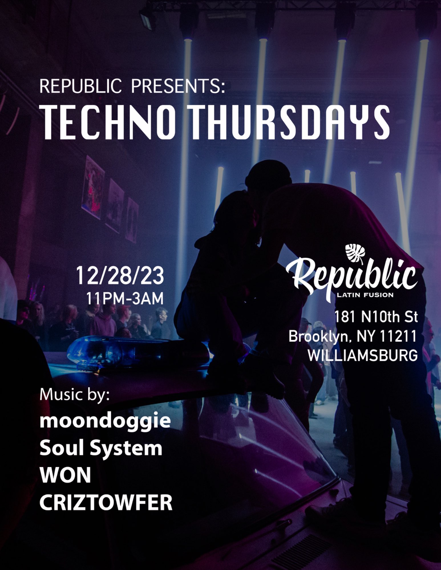 TECHNO THURSDAY flyer