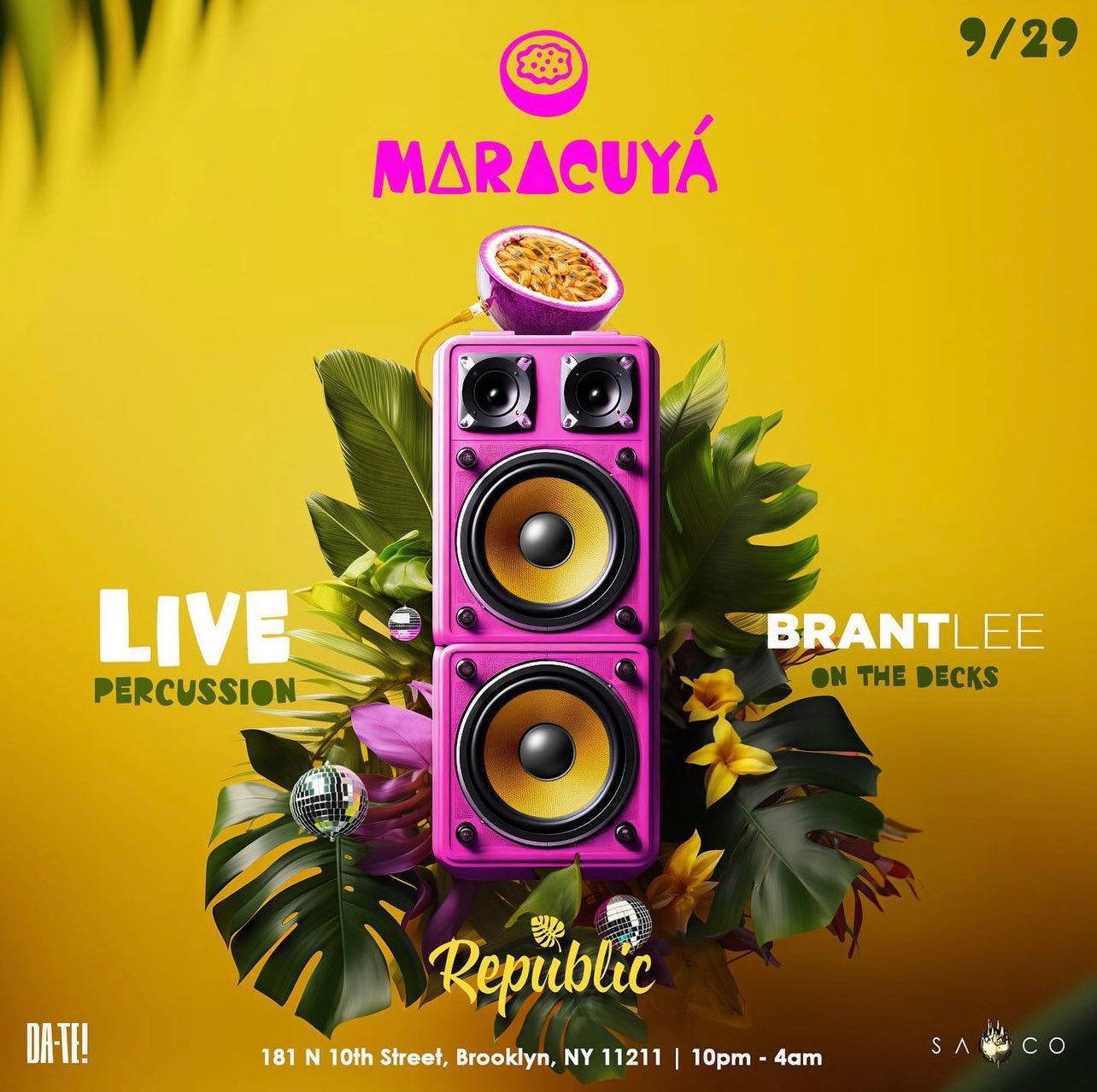 MARACUYA flyer