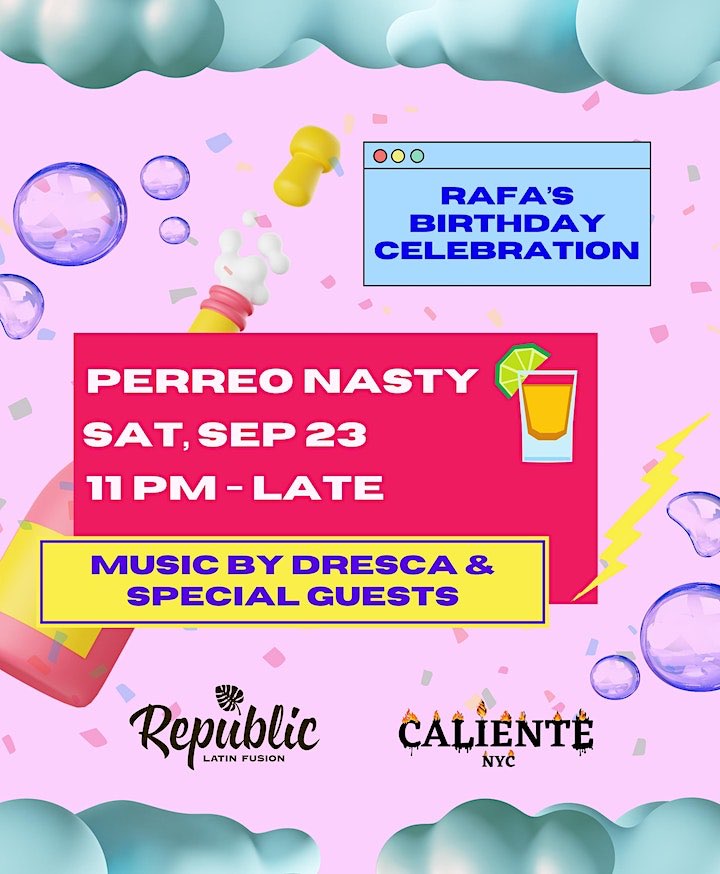 CALIENTE Perreo Nasty flyer