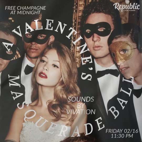 VALENTINES DAY: MASQUERADE BALL flyer