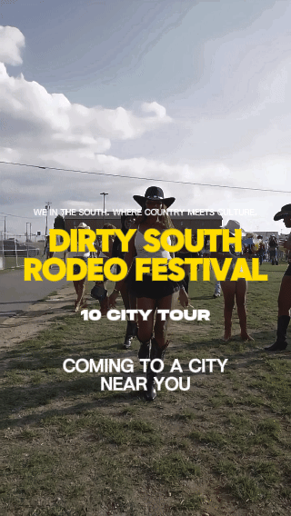 Dirty South Rodeo Festival Nashville official event flyer