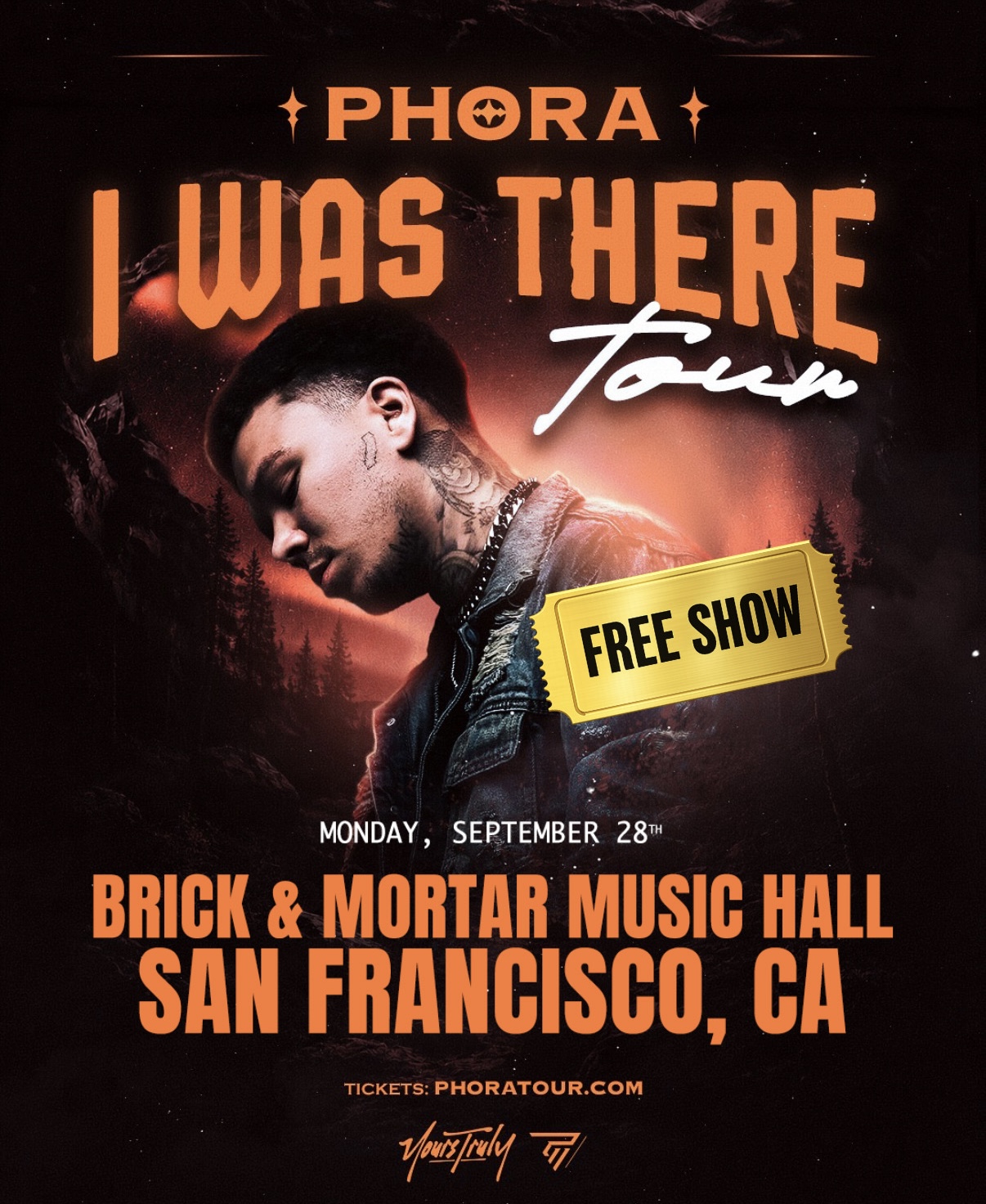 PHORA LIVE IN SAN FRANCISCO (FREE SHOW)