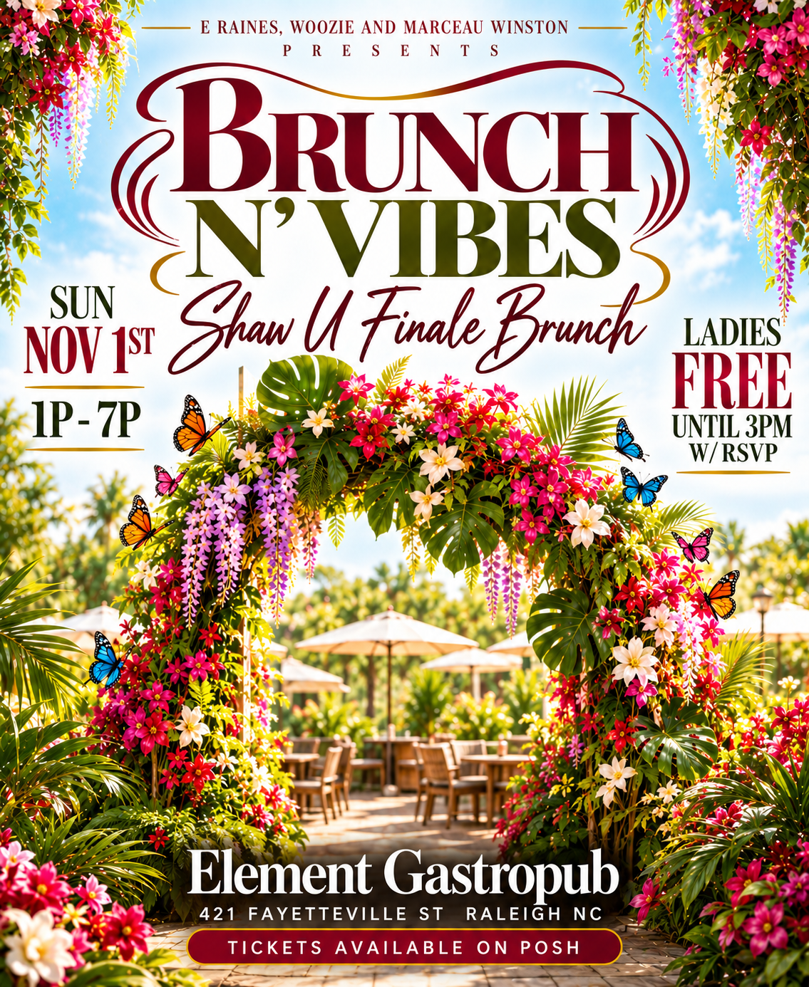 Brunch N' Vibes - Shaw U Finale Brunch / Day Party
