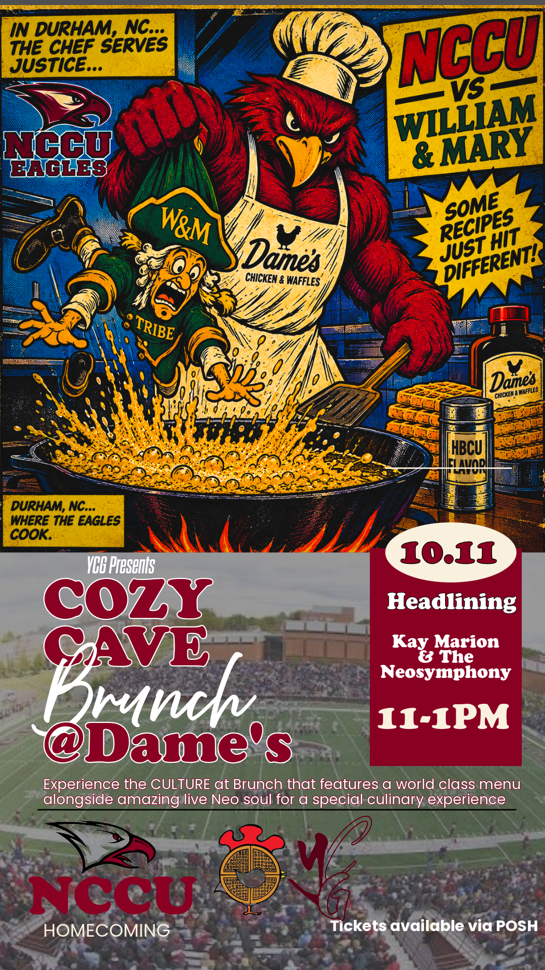 COZY CAVE: NCCU HOMECOMING BRUNCH @Dame’s