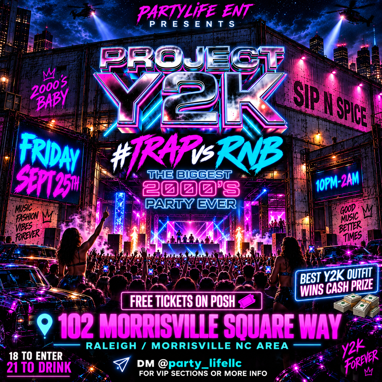 PROJECT Y2K - 2000s TRAP VS RNB PARTY 💿