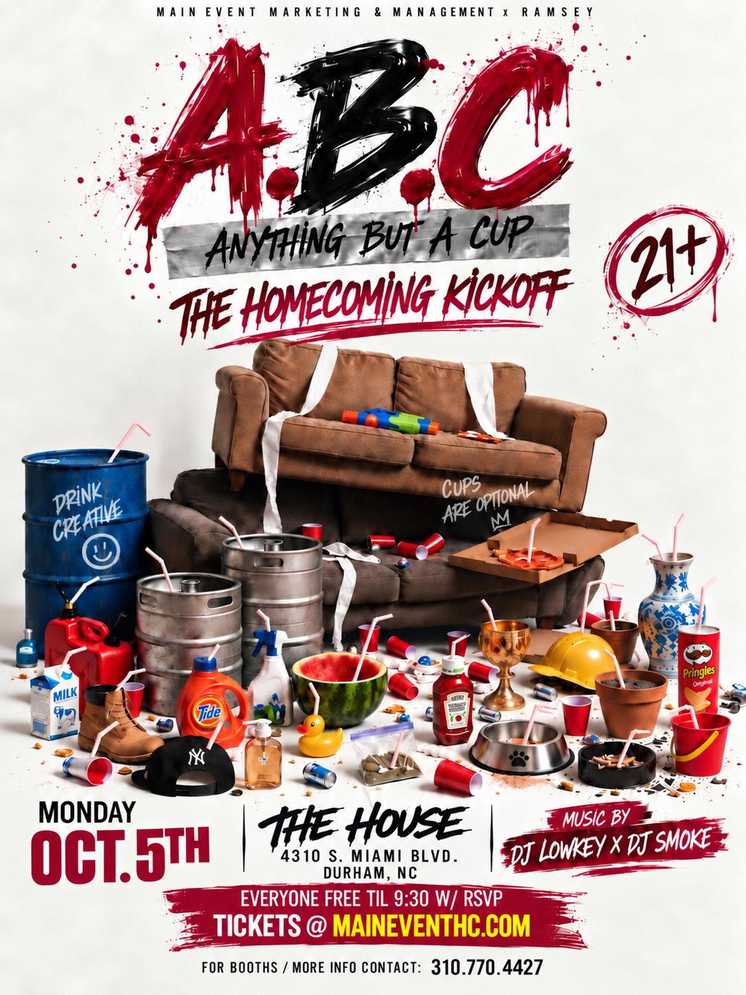 A.B.C || ANYTHING BUT A CUP || THE NCCU HOMECOMING KICKOFF [21+]