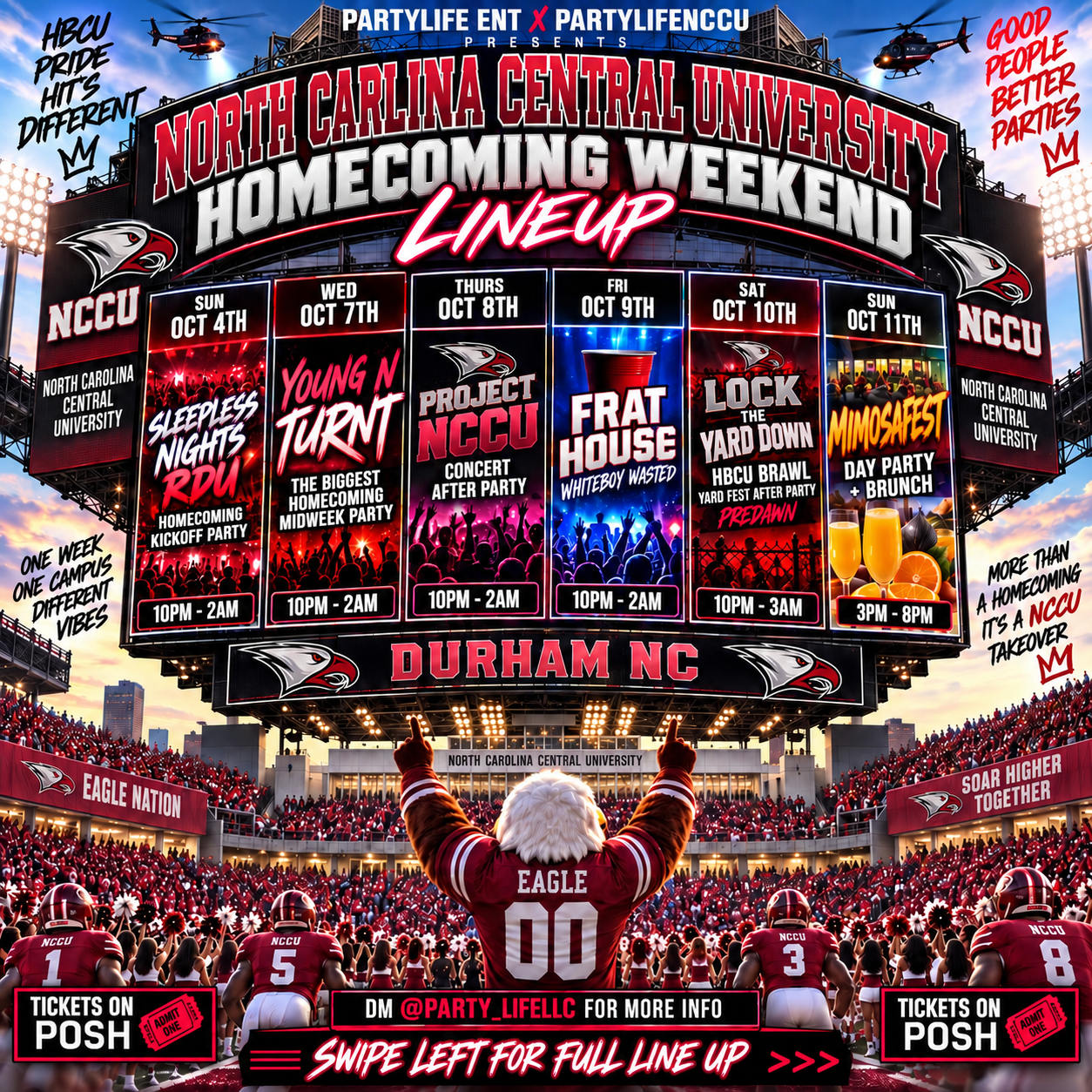 NCCU HOMECOMING LINE UP