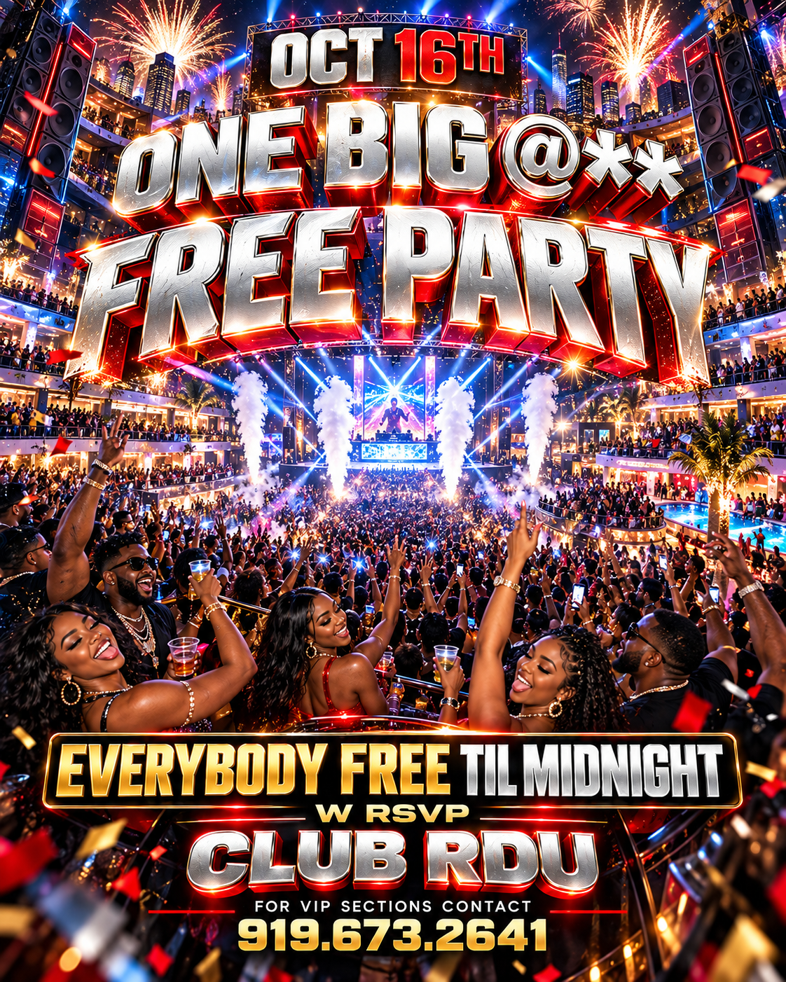 ONE BIG @** FREE PARTY