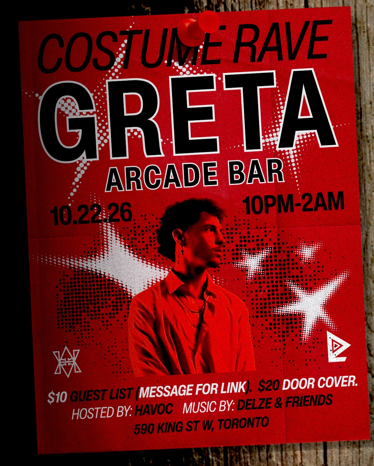 COSTUME RAVE @ GRETA ARCADE BAR, OCT 22ND, TORONTO.