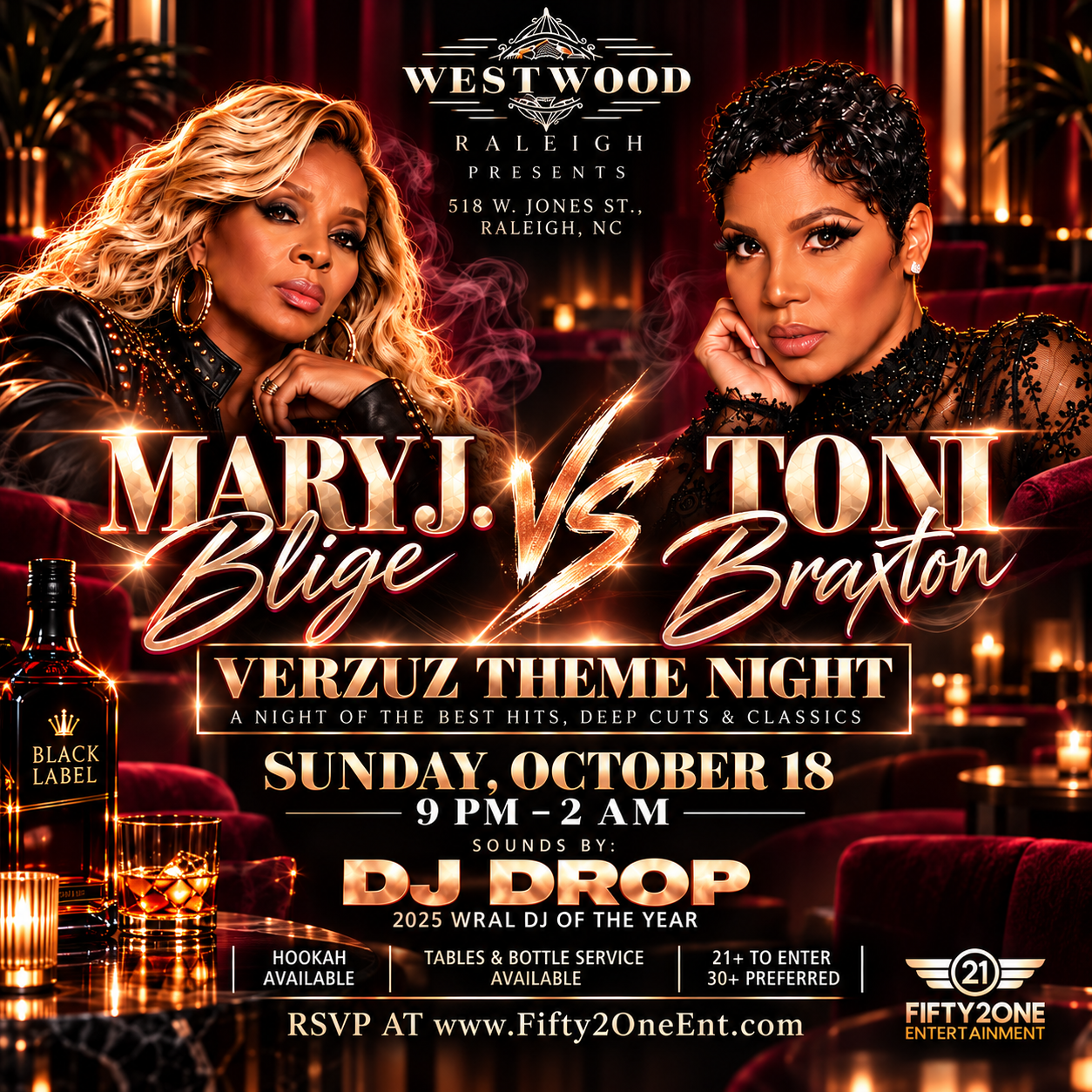 TEAM MARY vs. TEAM TONI 🥂 R&B Night at Westwood