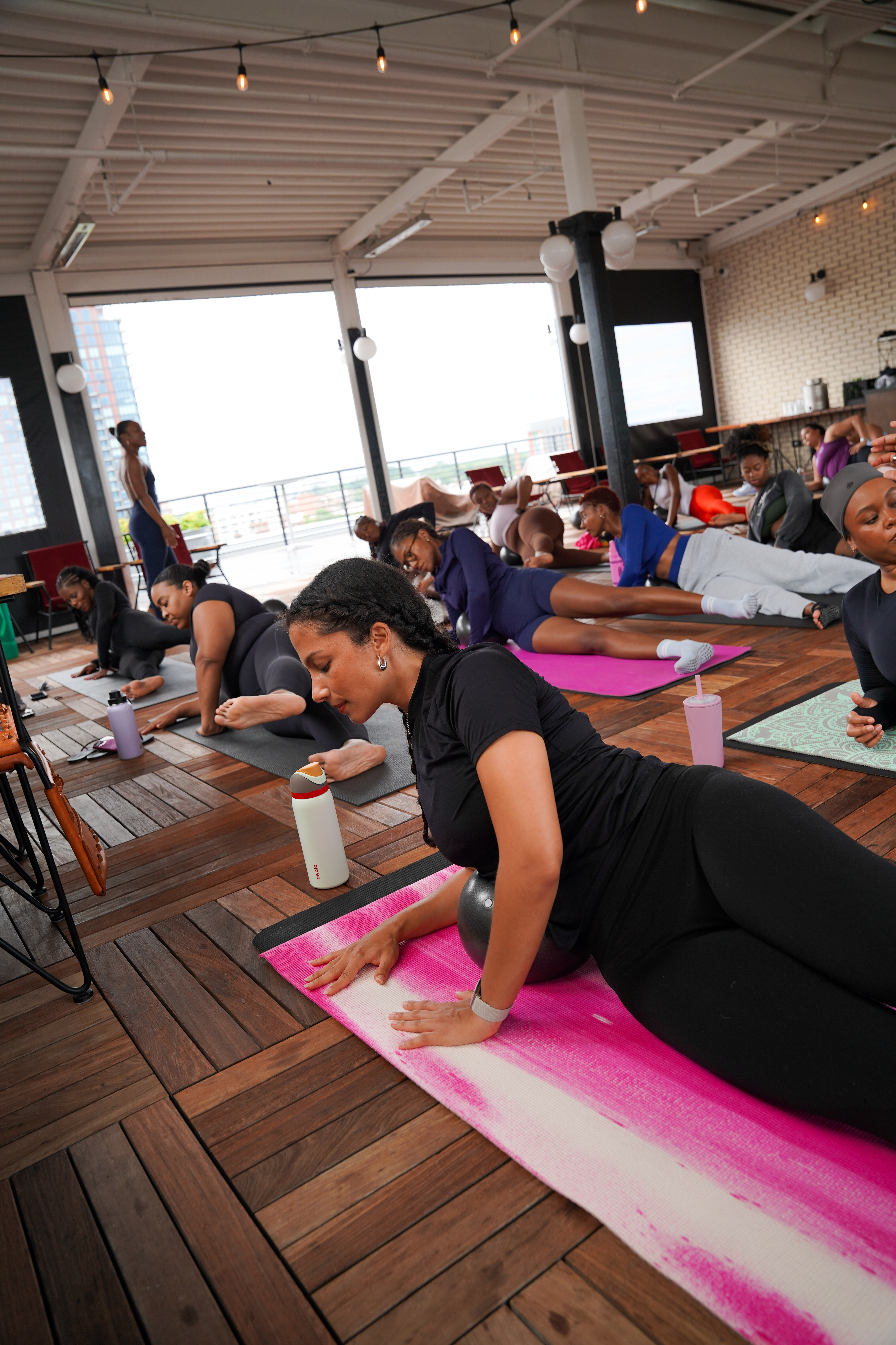Sunset Pilates on the Patio