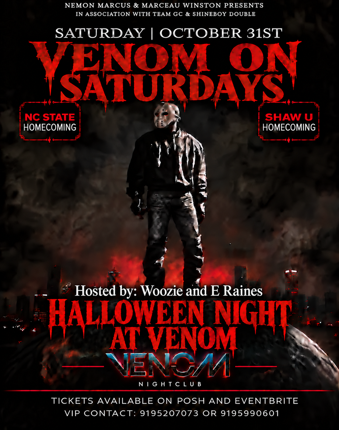 Venom on Saturdays: Homecoming Halloween Night at Venom