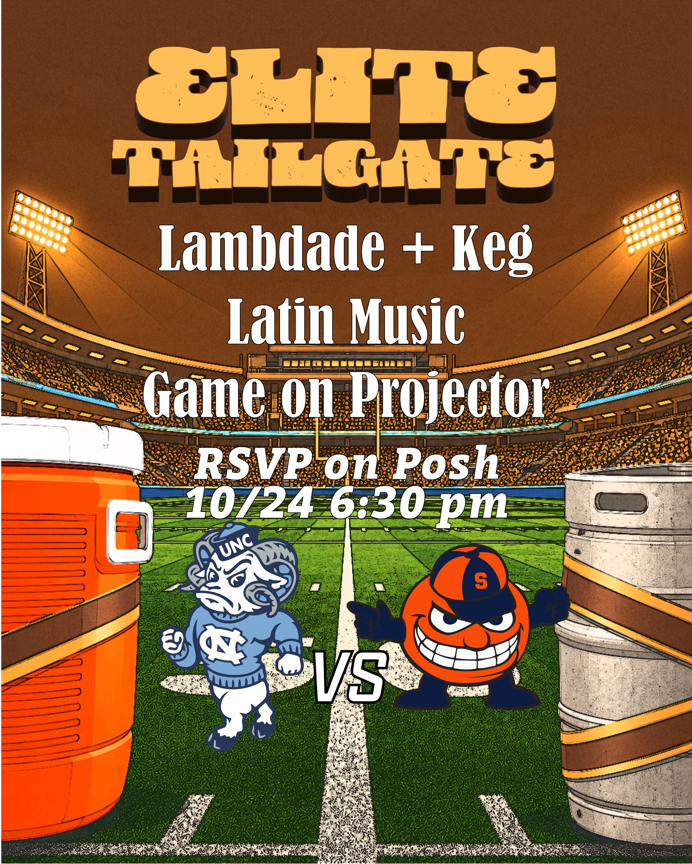 UNC Vs Syracuse Elite Tailgate