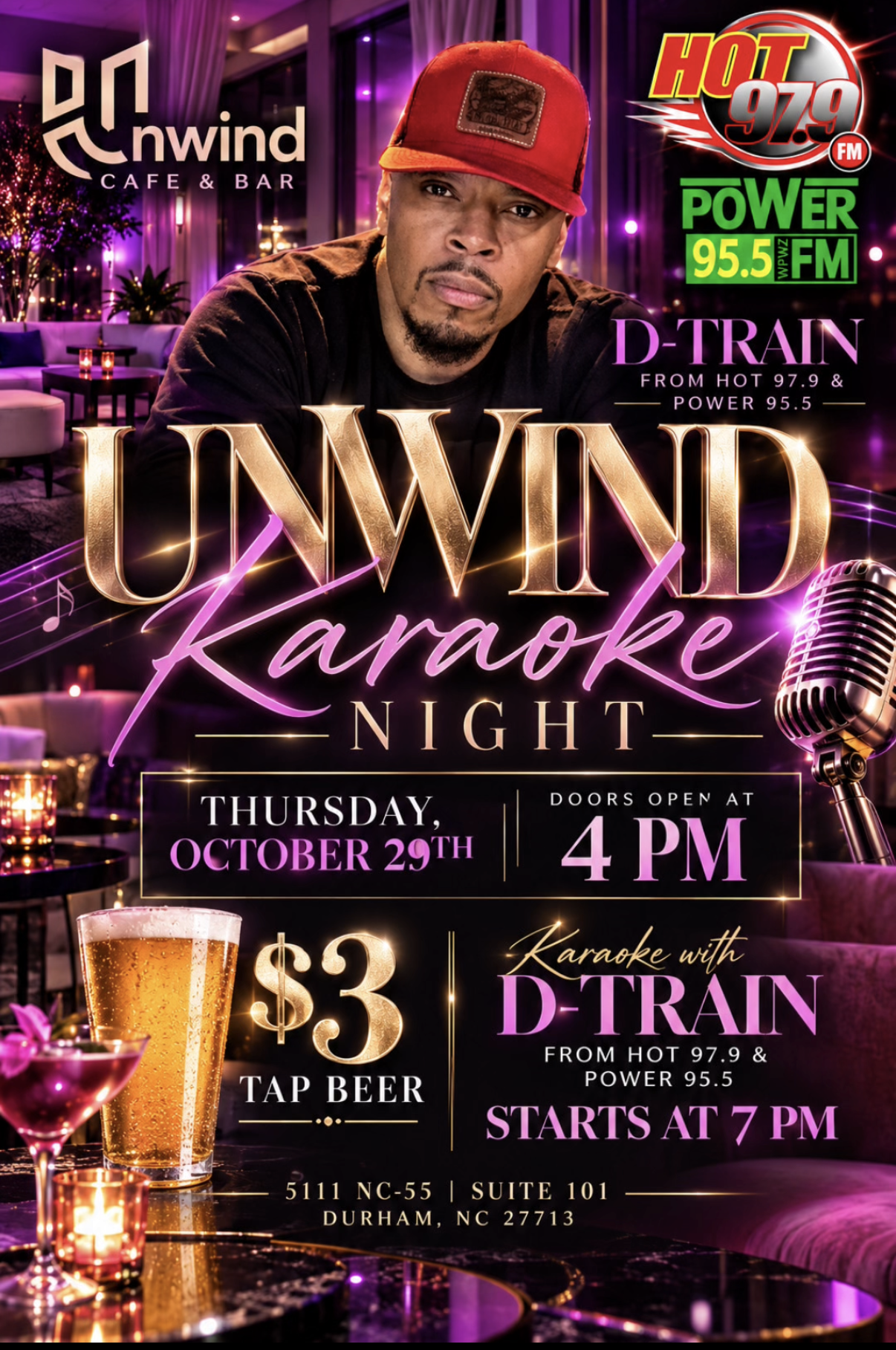 Unwind Karaoke Night